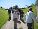 Entering the Batterie