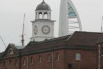 View across the dockyards