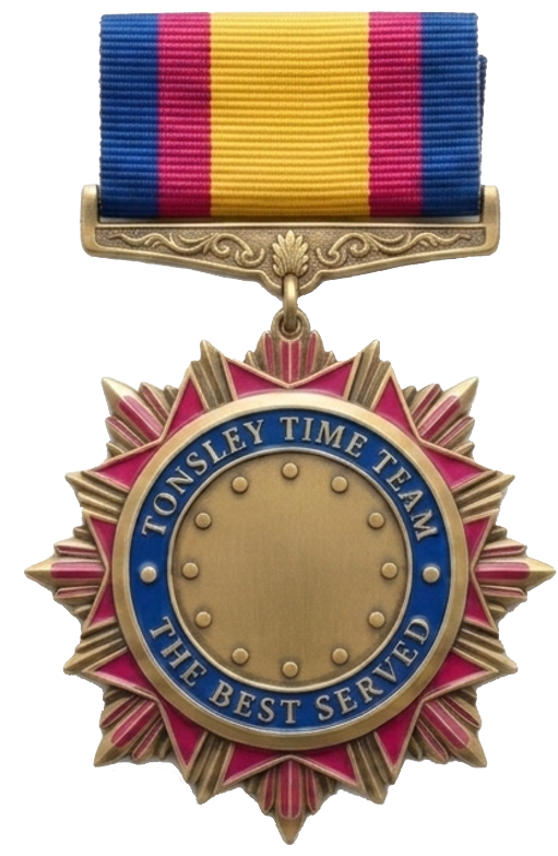 Tonsley Time Team medal