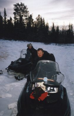 Skidoos up the ancient tobacco trail