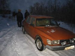 Britt-Marie's old Saab