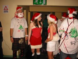 Lucy and Anika and the bearded men