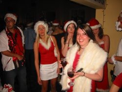 A queue for mulled wine!
