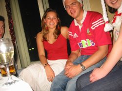 Joelle and Justin - all the way from Australia