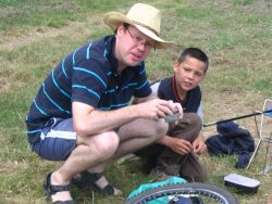 Woolfy angles for some fishing line... never leave your kids unsupervised