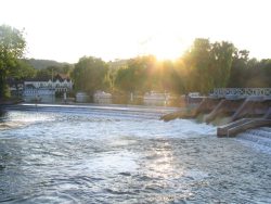 Goring by sunset