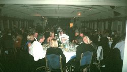The Drill Hall set for dinner