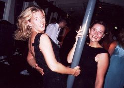 Big ladies, big pole