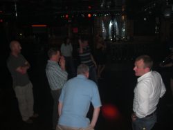 The dance floor stops in awe