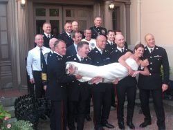 Melissa and her Marines
