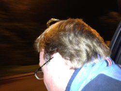 Not a lot of room in the taxi home...
