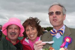 Mike, Philippa and John