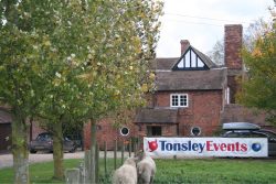 A very big house in the country