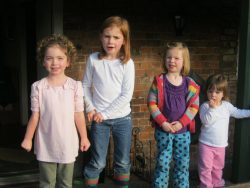 Ginny, Georgie, Chiara, Evanna