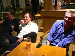 Woolfy, Barl and Dutts, back at base for the Ireland vs Italy match