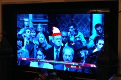 There he is! Wally's on your television, at a funeral in 'The Constant Gardener'.