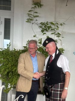 Joe thanks for getting stitched up by Piper Davy's whisky quaich challenge.